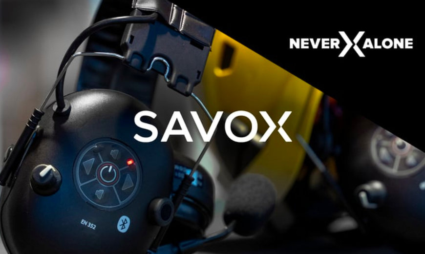 Savox Noise-COM 500 hearing protector for heavy industrial use